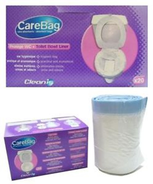 20x Care Bag Toilet Bag Camping Toilet Mobile Toilet Bowl Liner Tent