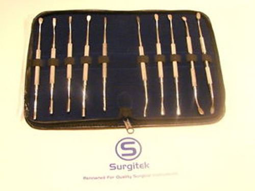 Dental Bone Files Set Of 10 Pcs Inc Millershowardwahl Polokoff Etc