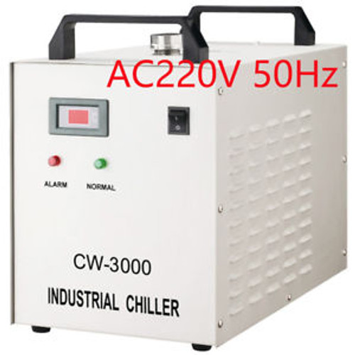 Ac220V S&A Cw-3000Ag Industrial Water Chiller For 60W / 80W Co2 Glass Laser Tube