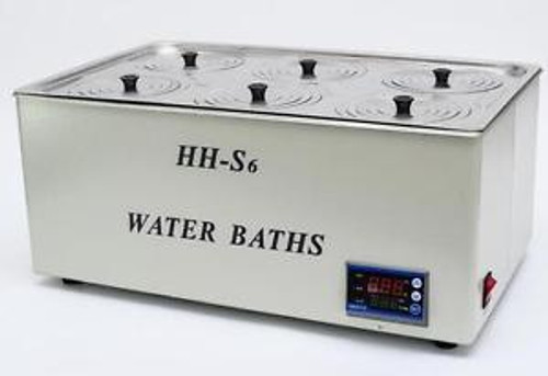 1500W Digital Thermostatic Water Bath 6 Hole 500300150Mm Hh-S6  A