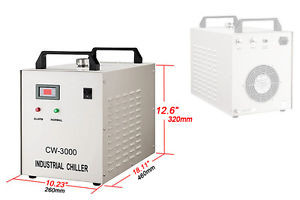 Industrial Water Chiller Thermolysis Type Engraving Machine 110V 9L Usa In