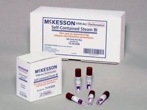 Mckesson Ster-All Biological Indicator Vial - 73-Scs100Bx - 100 Each / Box