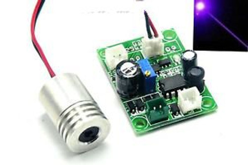 Powerful 200mW 405nm Violet Blue Laser Diode Module w TTL Wood Engraving/Cutting