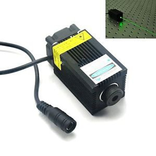 532nm 100mW 12V Green laser Dot Diode Module w/ fan cooling for carving & Game