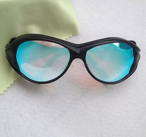 2xPro Glasses Goggles for 400nm-700nm IPL Beauty Laser hair removal Black OD5+