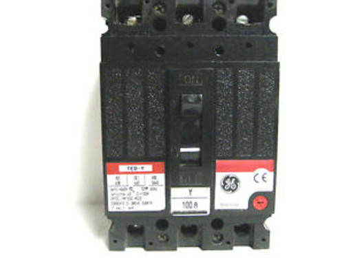 New General Electric 100 Amp 3 Pole Type Ted-Y Breaker          Zaa-82 New General Electric 100 Amp 3 Pole Type Ted-Y Breaker          Zaa-82
