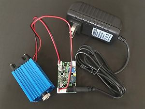 Focusable 462Nm 1.4W Blue Laser Dot Module W/ Ttl+ Ac Adapter Long Time Working