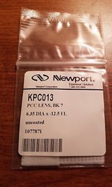 Newport Kpc013 Bk 7 Plano-Concave Lens 10 Pack Optical Photonics