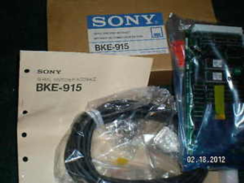 Sony Serial Switcher  Interface  Bke-915