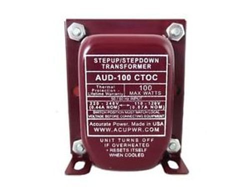 Acupwr(Tm)Aud-100 High End Step Up & Down Transformer 110/220V Lifetime Warranty