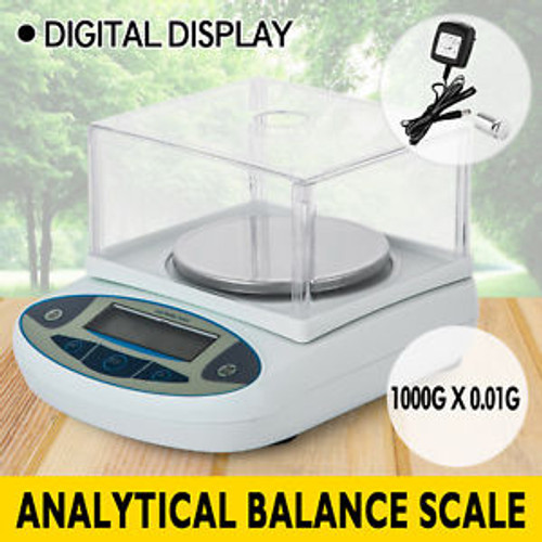 200x0.001g 1mg Lab Scale Balance Electronic Scale Herb LCD Gram