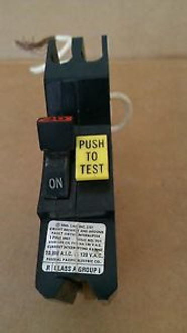 Used Federal Pacific Fpe Na120Gfi 1 Pole 20 Amp Ground Fault Circuit Interrupter