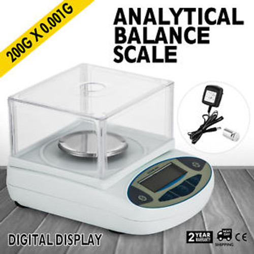 200x0.001g 1mg Lab Scale Balance Electronic Scale Precision Kitchen  Digital