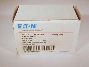 Cutler Hammer       Rating Plug  4Kes250T  - New In Box