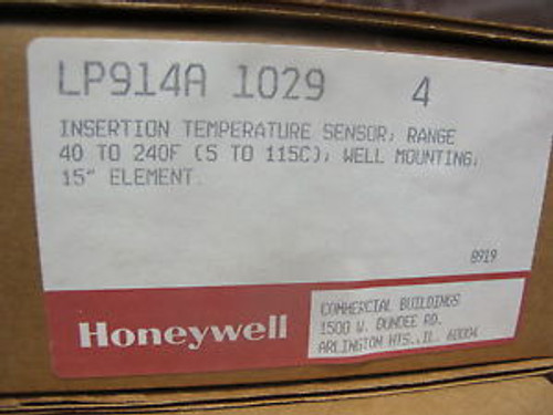 Honeywell Lp914A 1029 Insertion Temperature Sensornew