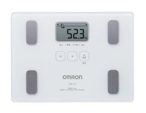 New OMRON Body Composition Meter White HBF-212 Weight Scale Fat from Japan