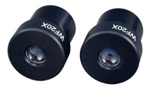 OMAX A Pair of WF20X Widefield Eyepieces for Microscope 23.2mm