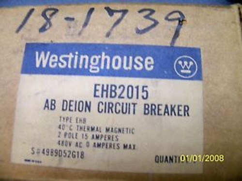Westinghouse Ehb2015 Ab Deion Breaker 2Pole 15Amp