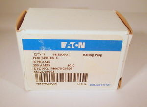 Cutler Hammer       Rating Plug  4Kes350T  - New In Box
