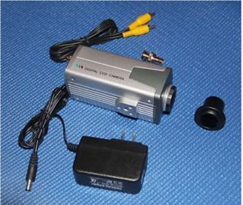 New 1/3 Sony Ccd Microscope Video Camera Kit For Tv Display