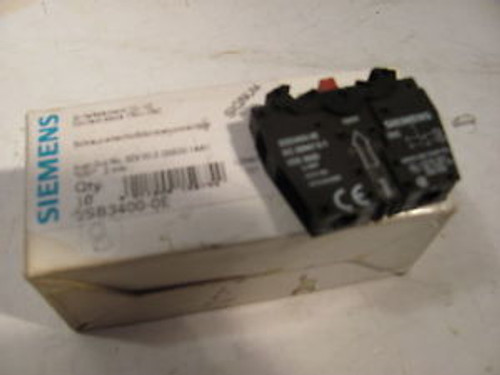 Siemens 3Sb3400  Oe 22Mm Contact Block 2Nc   8 Units  3Sb3400-Oe