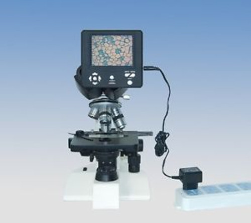 Compound Microscope Digital Camera Eyepiece W/ 3.6 Lcd Monitor Screen