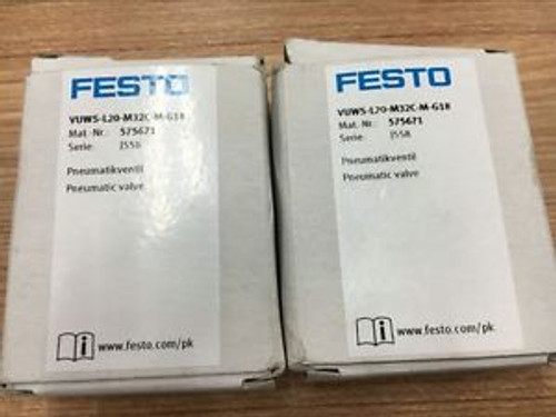 1Pcs Festo Solenoid Valve Vuws-L20-M32C-M-G18 (575671)