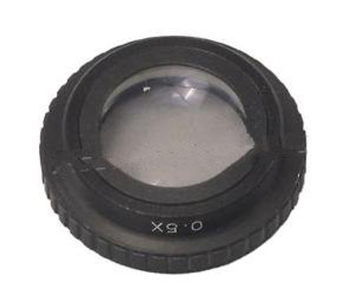 Add-On 0.5X Aux Objective Lens For Stereo Microscope 50Mm