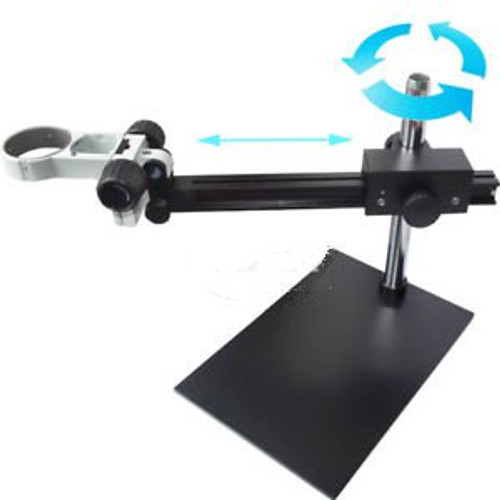 Long Arm Heavy Duty Boom Table Stand F/ Binocular Trinocular Stereo Microscope S