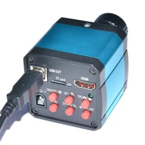 14 Mp Tv Hdmi Usb C-Mount Digital Microscope Camera Tf Card Video Recorder Dvr L