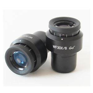 1Pc Wf30X/8Mm Adjustable High Eyepoint Eyepiece Lens For Stereo Microscope 30X