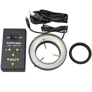 64 Led Lighting-Direction-Adjustable Microscope Ring Light + Adapter
