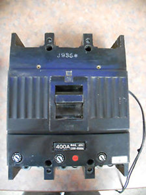 General Electric 400 Amp Breaker  3 Pole With Shunt Trip Device