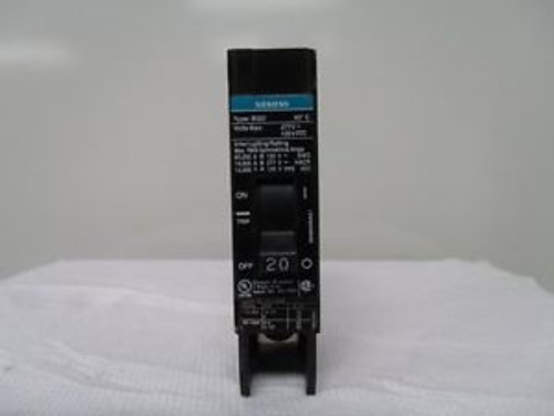 New Siemens Bqd120 20-Amp Single Pole 277V Ac / 125V Dc 14Kaic Bolt In Breaker