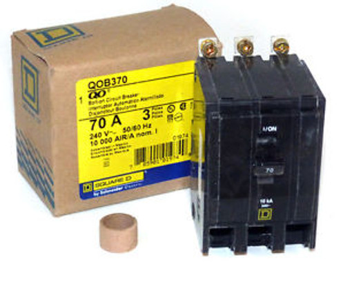 New Square Qob370 70A 3-Pole 240V Circuit Breaker 1 Year Warranty