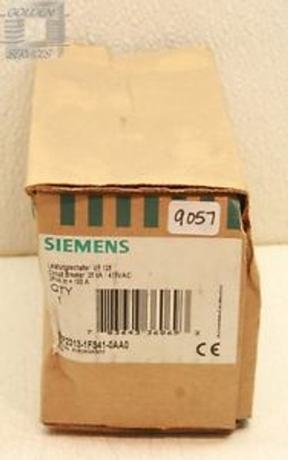 Siemens 3Vf2313-1Fs41-0Aa0 Circuit Breaker 415V 100A 3P