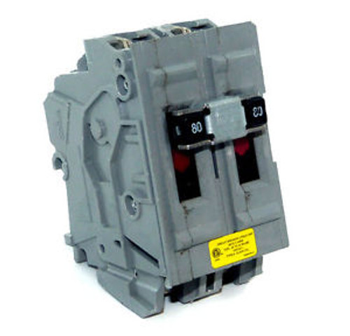 New Wadsworth A280Ni 80A 2-Pole 120/240V Circuit Breaker