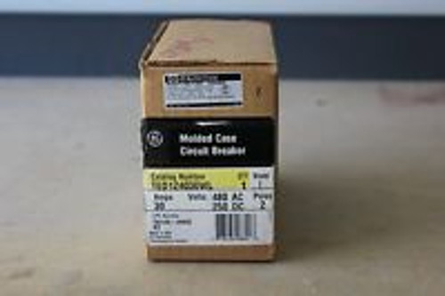 Ted124030Wl General Electric Circuit Breaker 30Amp 2Pole 480Vac - New In Box!