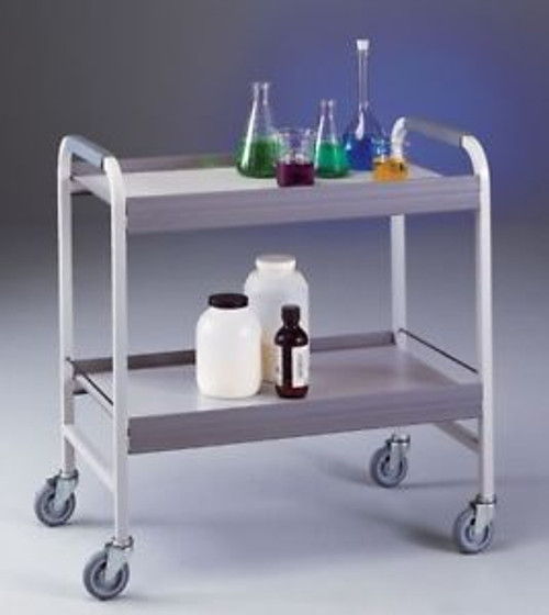 New Labconco 8020000 Chemical Utility Cart, 2 Shelf, 400 Lb Capacity