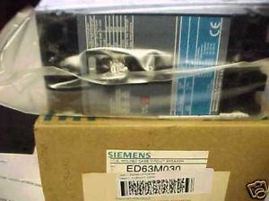 New Siemens30A Circuit Breaker Ed63M030 3P 600V  O-46