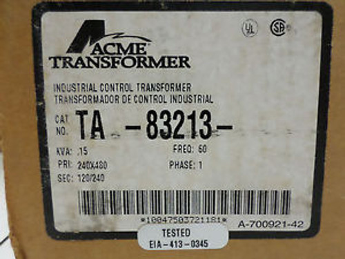Acme Electric Ta-83213 (  New Old Stock ! )