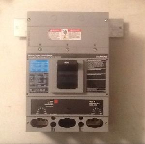 Siemens Sentron Series Jxd62B400 400A 250Vdc/600Vac Circuit Breaker