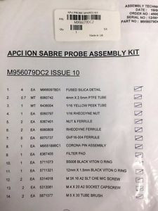 New Unopened Waters Apci Ion Sabre Spares Kit [M956079Dc2]