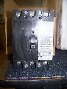 Eaton Cutler Hammer Circuit Breaker 3 Pole 225 Amp 240 V #Cc3225