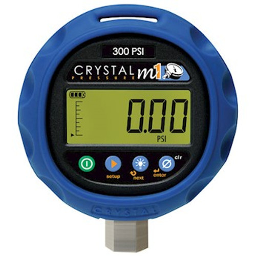 Crystal M1-30Psi Digital Pressure Gauge -14.5 To 30 Psi