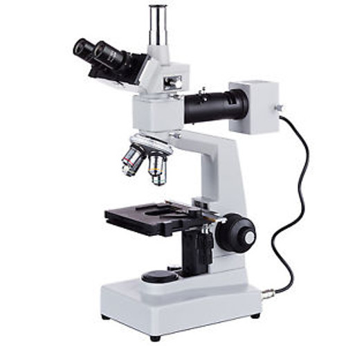 Amscope 40X-1600X High Power Metallurgical Microscope With Epi Illumination