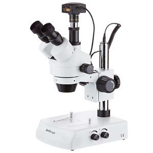 7X-90X Led Trinocular Zoom Stereo Microscope + 5Mp Usb3 Camera