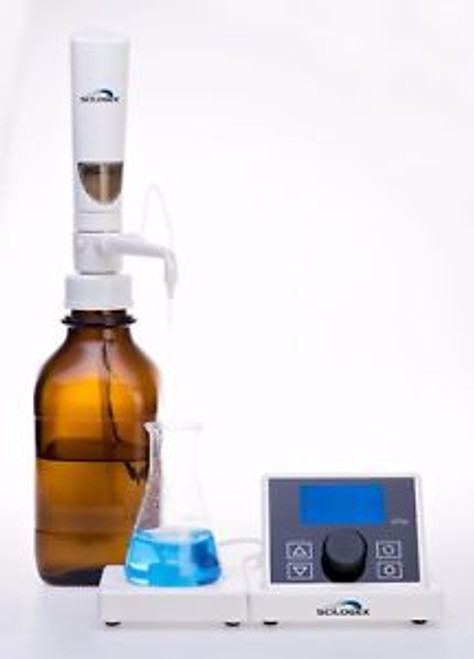 New ! Scilogex Itrite Electronic Digital Motorized Bottletop Burette, 73130105