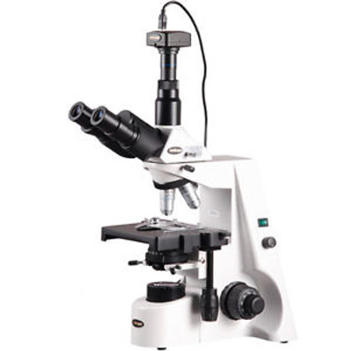 Amscope 40X-2500X Infinity Kohler Biological Compound Microscope + 3Mp Camera