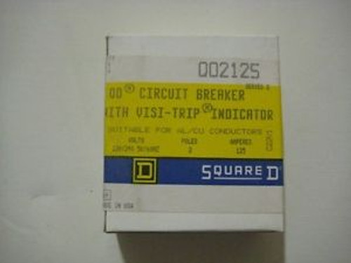 Qo2125 - Square D 125A 2 Pole Circuit Breaker